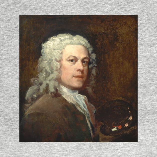 Self-Portrait by William Hogarth by Classic Art Stall